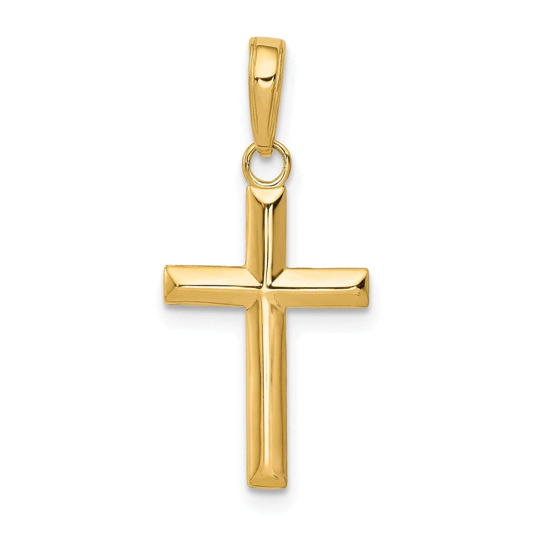 Lovely Rita's Pendants & Charms 14k Yellow Gold Small Cross Pendant