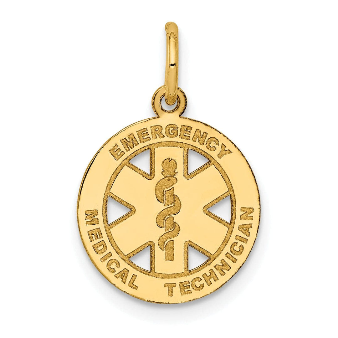 Lovely Rita's Pendants & Charms 14k Yellow Gold Small E.M.T Medical Pendant