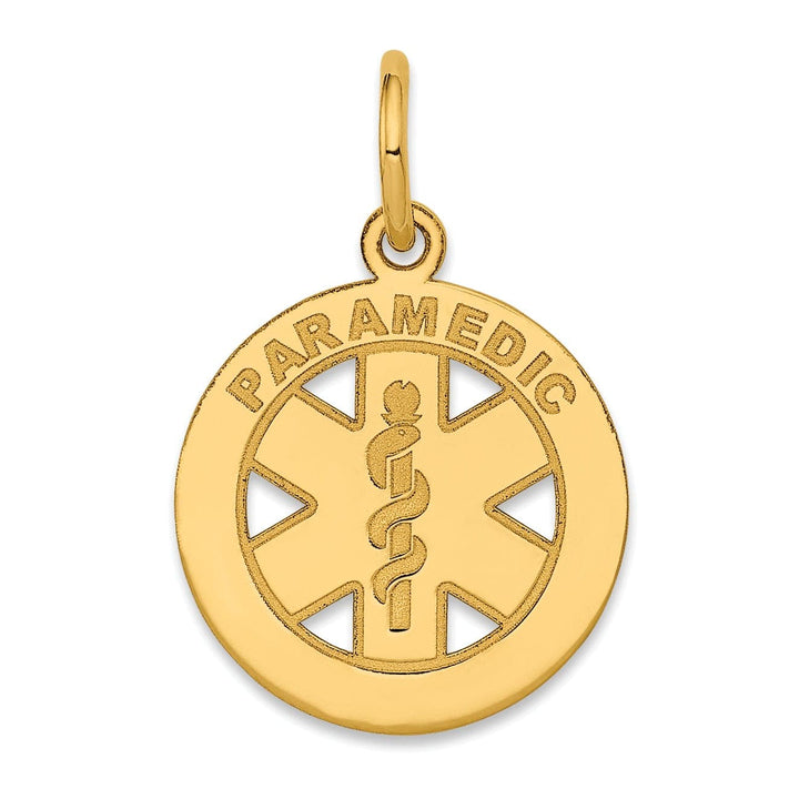 Lovely Rita's Pendants & Charms 14k Yellow Gold Small Paramedic Medical Pendant