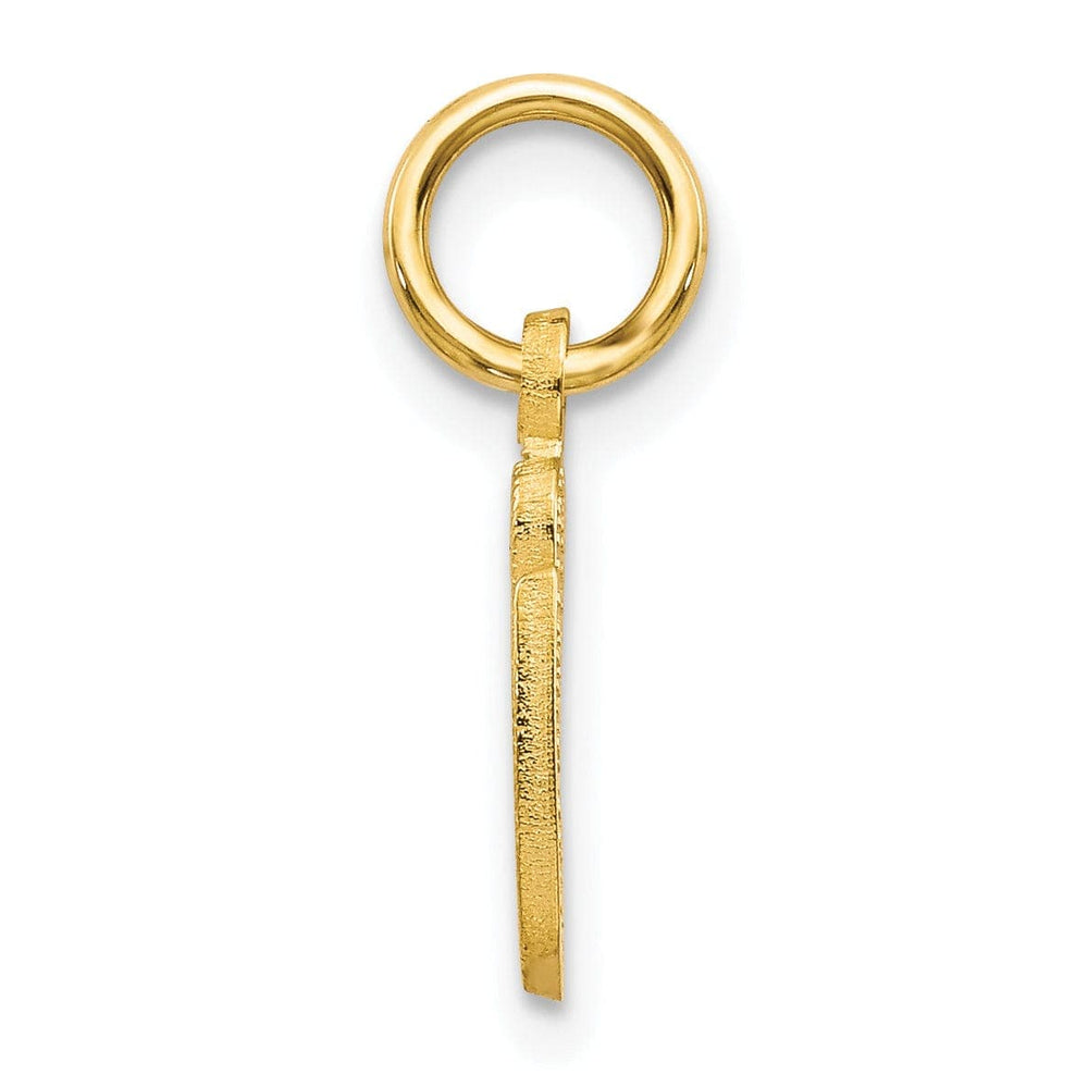 Lovely Rita's Pendants & Charms 14K Yellow Gold Small Script Design Letter G Initial Charm Pendant