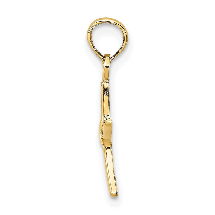 Lovely Rita's Pendants & Charms 14K Yellow Gold Small Size Dancing Starfish Pendant