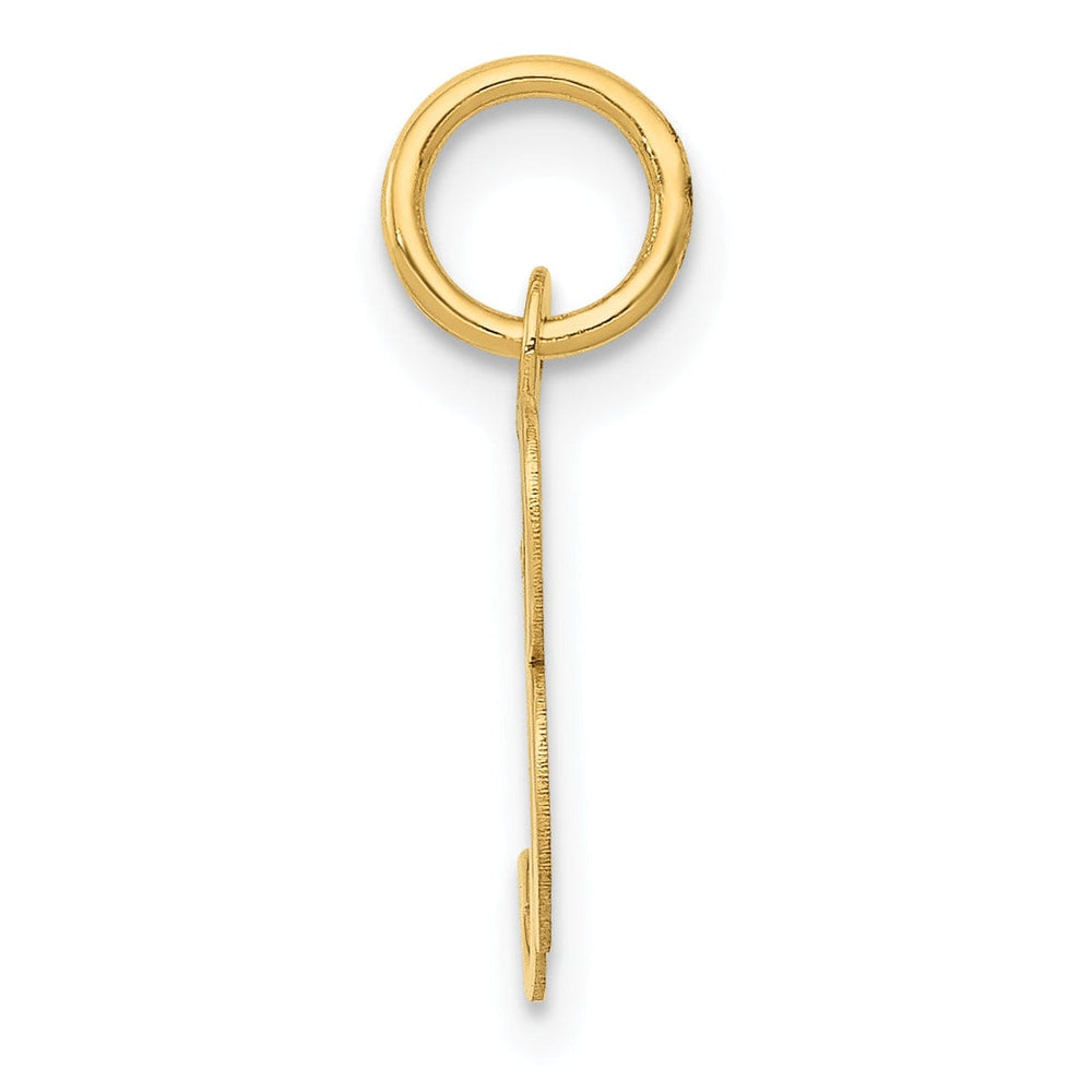 Lovely Rita's Pendants & Charms 14K Yellow Gold Small Size Fancy Script Letter B Initial Pendant