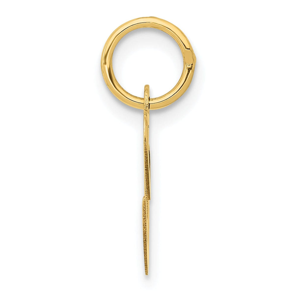 Lovely Rita's Pendants & Charms 14K Yellow Gold Small Size Fancy Script Letter C Initial Pendant