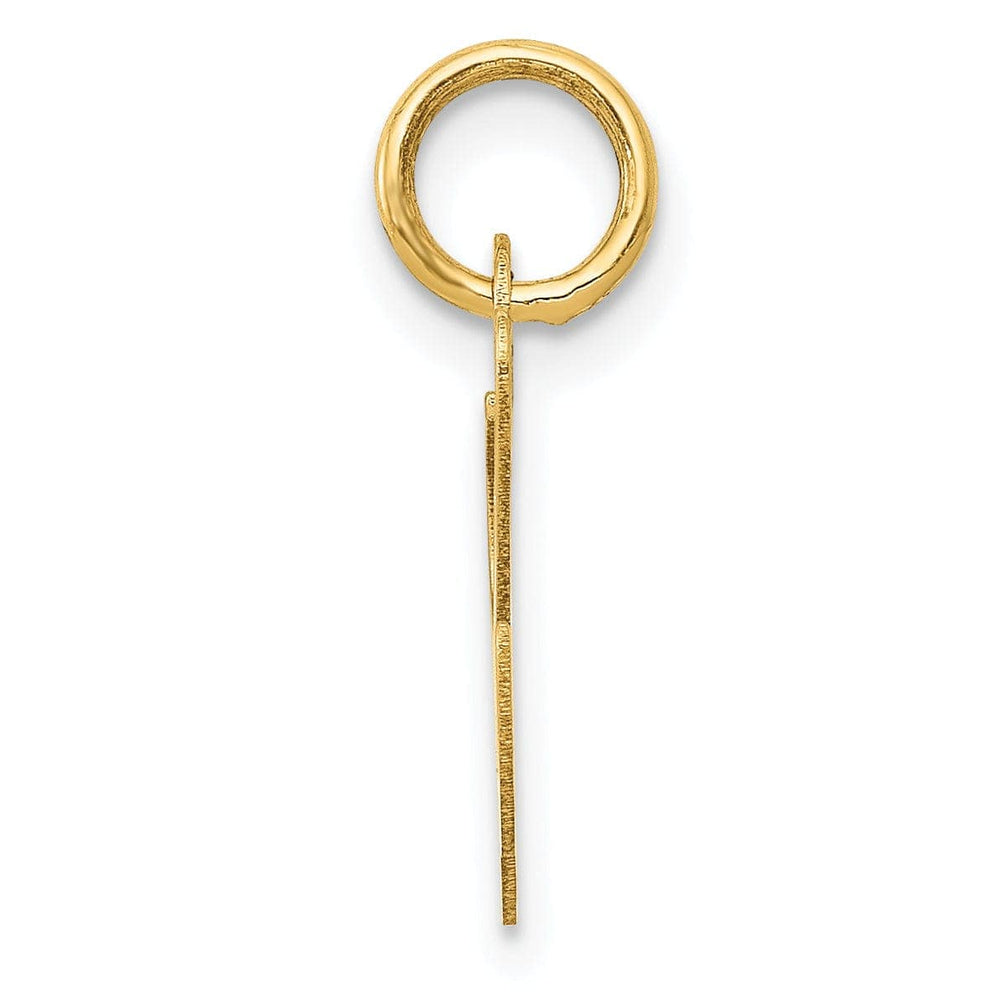 Lovely Rita's Pendants & Charms 14K Yellow Gold Small Size Fancy Script Letter L Initial Pendant