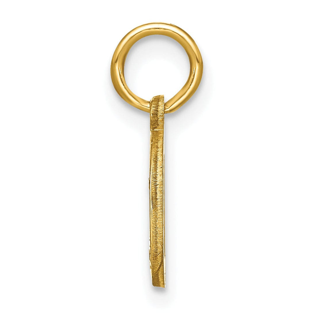 Lovely Rita's Pendants & Charms 14k Yellow Gold  Small Size Letter D Initial Block Pendant