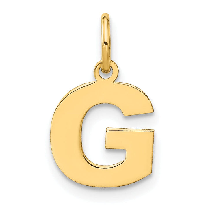Lovely Rita's Pendants & Charms 14k Yellow Gold  Small Size Letter G Initial Block Pendant