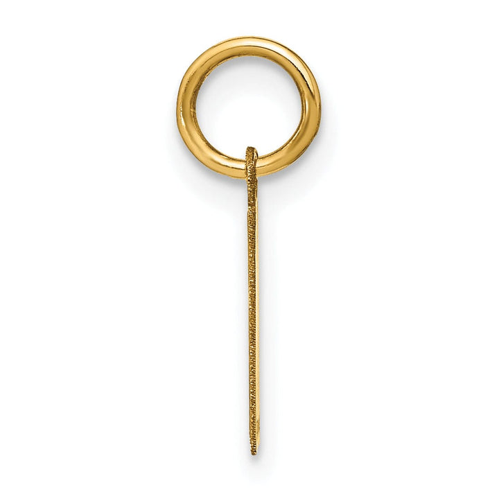 Lovely Rita's Pendants & Charms 14k Yellow Gold  Small Size Letter I Initial Block Pendant