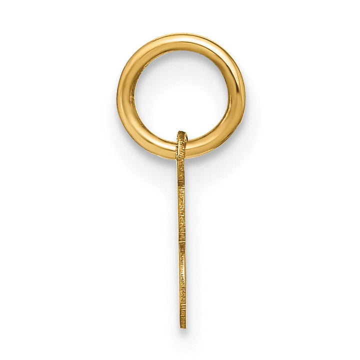 Lovely Rita's Pendants & Charms 14K Yellow Gold Small Size Upper Case Script Letter E Initial Pendant