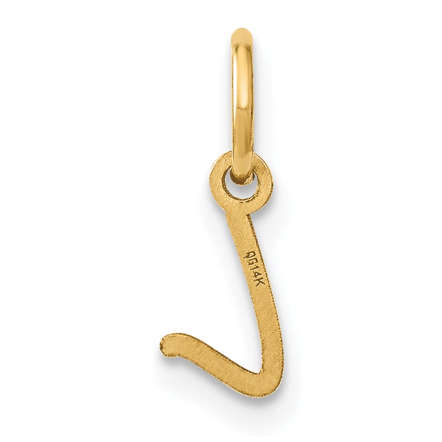 Lovely Rita's Pendants & Charms 14K Yellow Gold Small Size Upper Case Script Letter L Initial Pendant