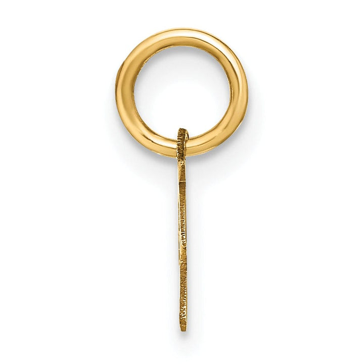 Lovely Rita's Pendants & Charms 14K Yellow Gold Small Size Upper Case Script Letter P Initial Pendant