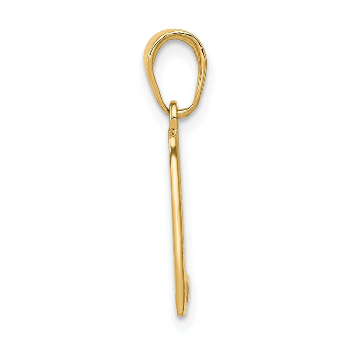 Lovely Rita's Pendants & Charms 14k Yellow Gold Solid 0 KEY WEST Mile Marker Pendant