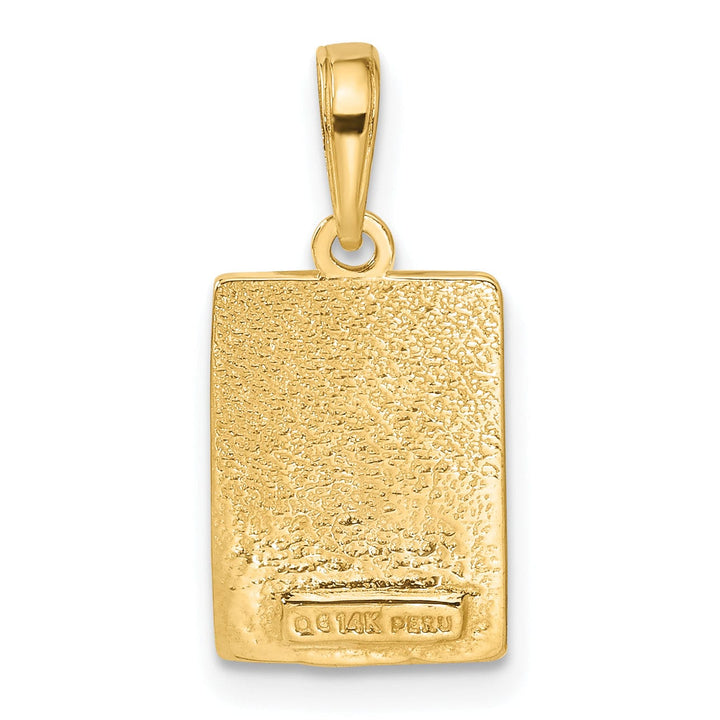 Lovely Rita's Pendants & Charms 14k Yellow Gold Solid 0 KEY WEST Mile Marker Pendant