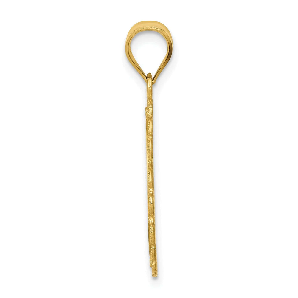 Lovely Rita's Pendants & Charms 14k Yellow Gold Solid Gemini Zodiac Pendant