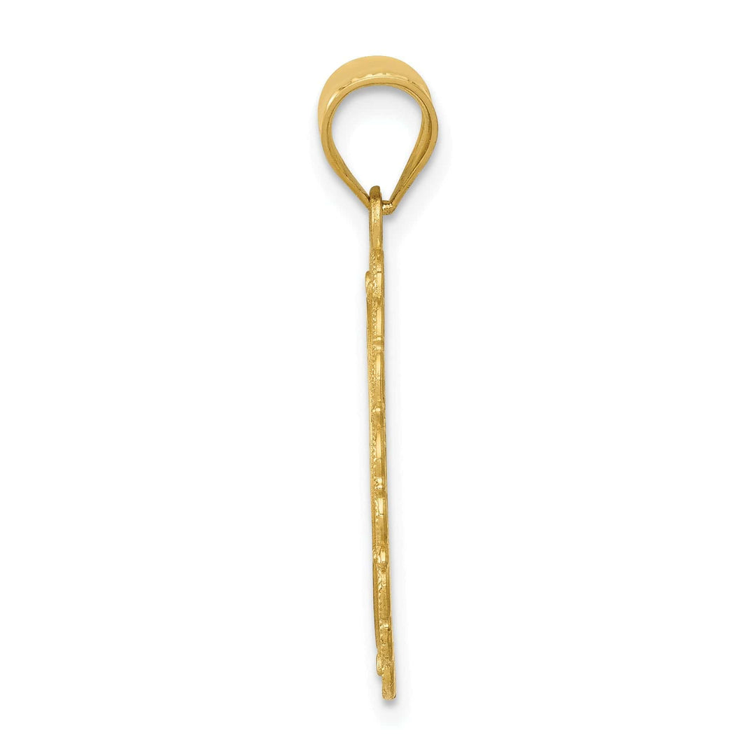 Lovely Rita's Pendants & Charms 14k Yellow Gold Solid Leo Zodiac Pendant