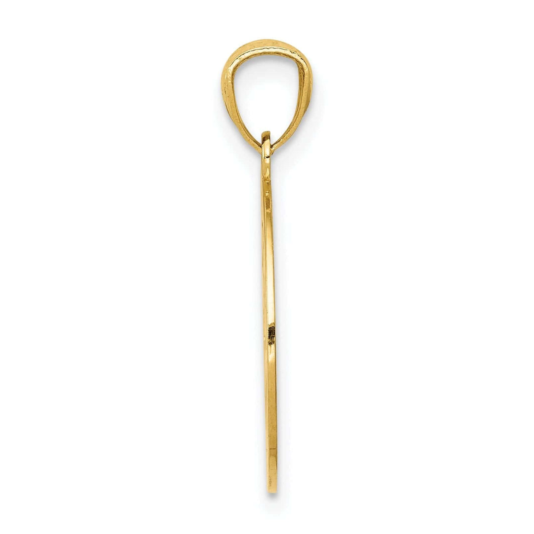 Lovely Rita's Pendants & Charms 14k Yellow Gold Solid Textured Polished Finish ONE FAMILY MANY HEARTS Tree of Life Charm Pendant