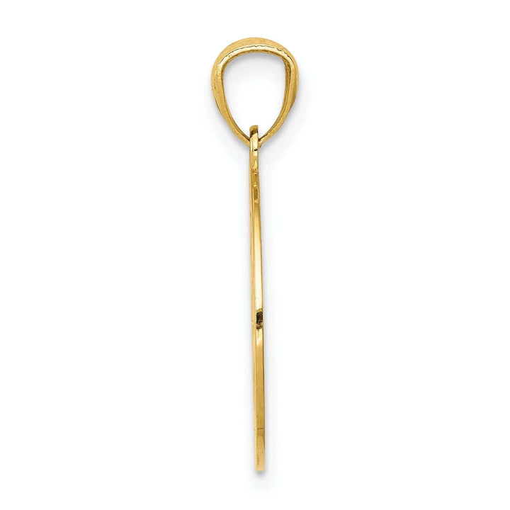 Lovely Rita's Pendants & Charms 14k Yellow Gold Solid Textured Polished Finish ONE FAMILY MANY HEARTS Tree of Life Charm Pendant