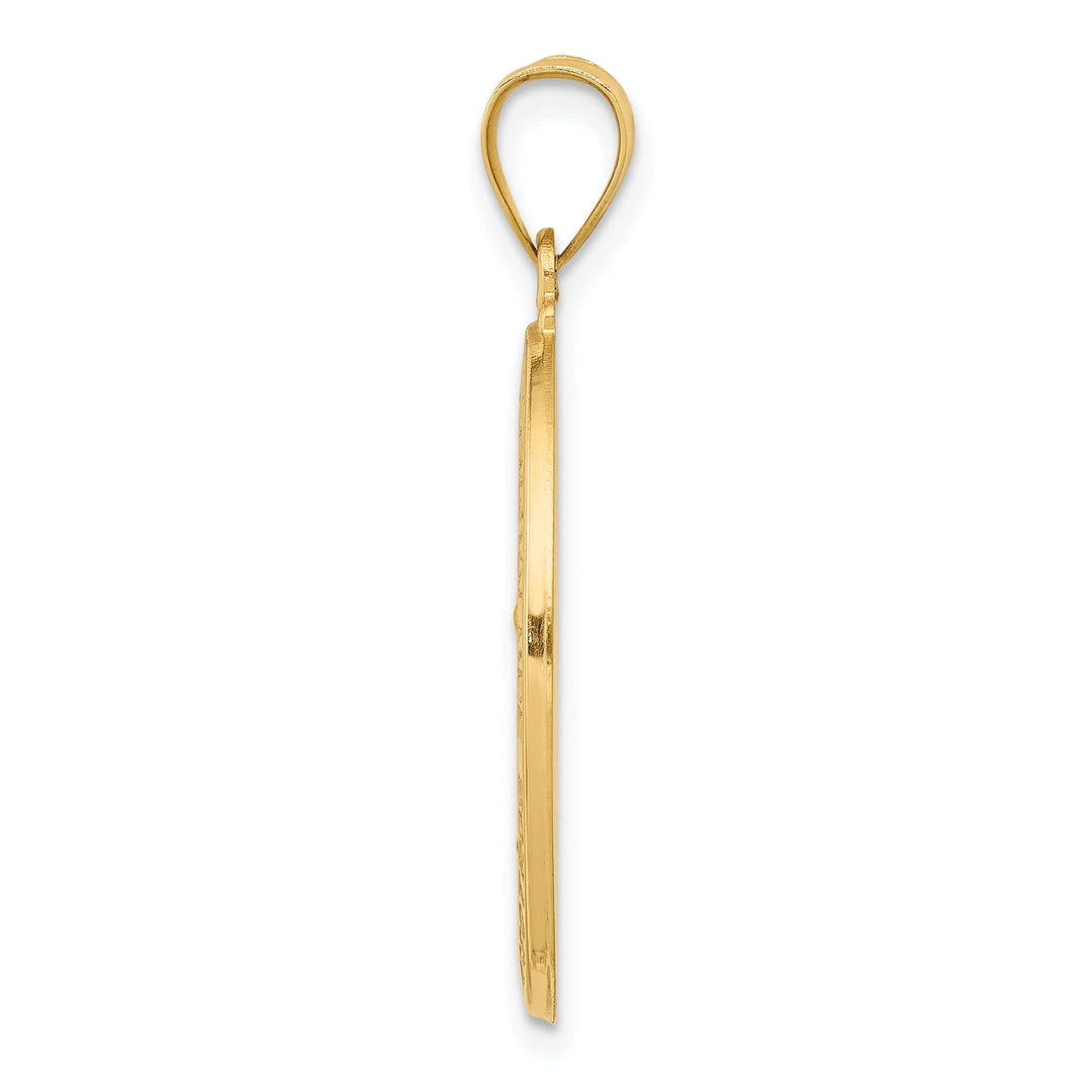 Lovely Rita's Pendants & Charms 14k Yellow Gold Spanish Lady of Guadalupe Medal