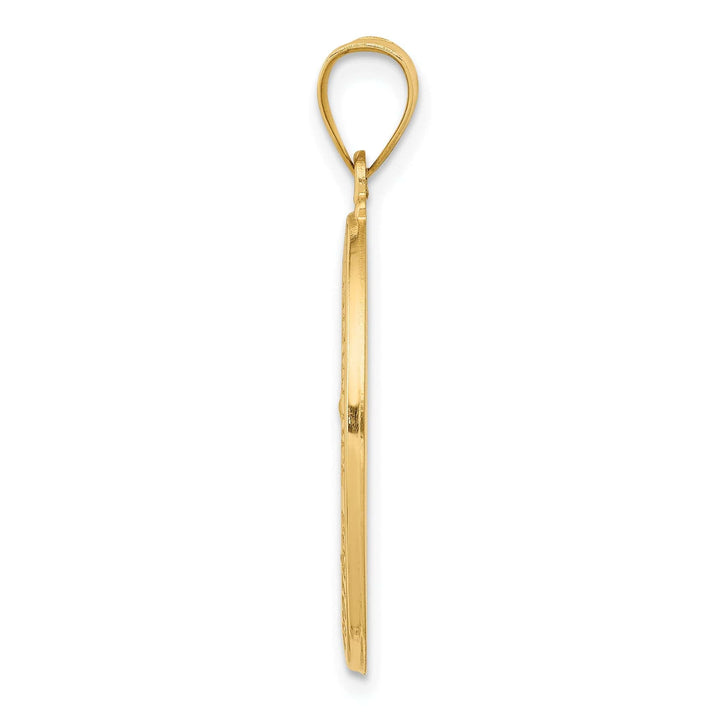 Lovely Rita's Pendants & Charms 14k Yellow Gold Spanish Lady of Guadalupe Medal