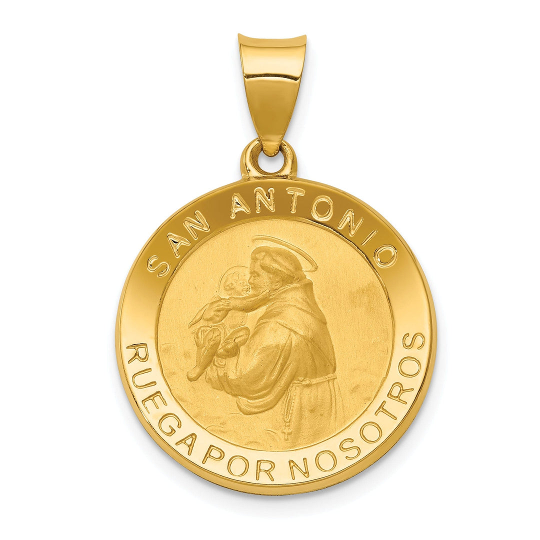 Lovely Rita's Pendants & Charms 14k Yellow Gold Spanish Saint Anthony Medal