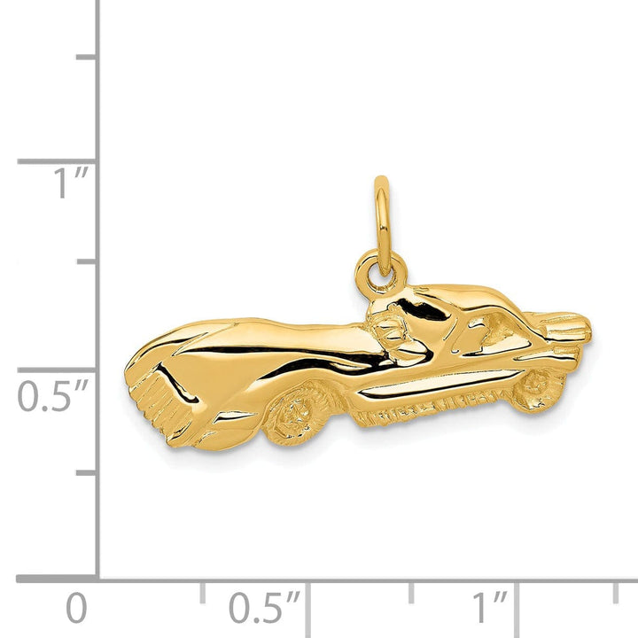 Lovely Rita's Pendants & Charms 14k Yellow Gold Sports Car Charm