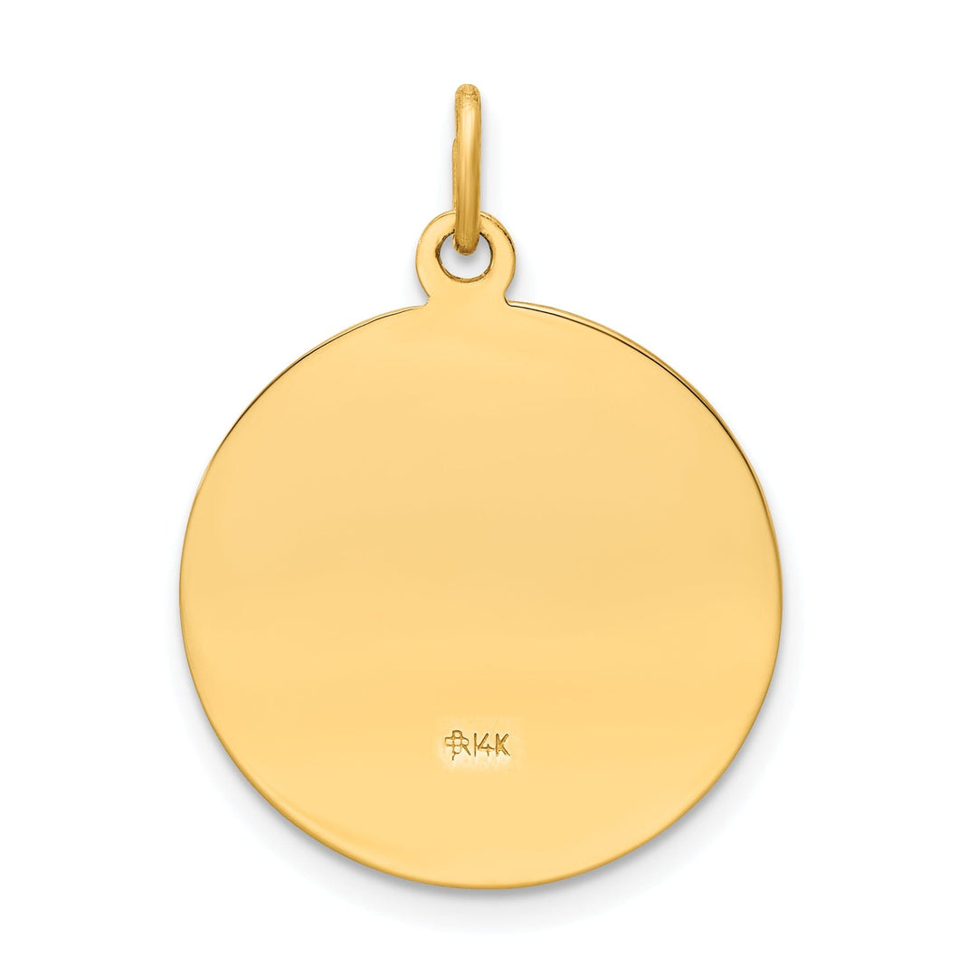 Lovely Rita's Pendants & Charms 14k Yellow Gold St.Elizabeth Seton Medal Pendant
