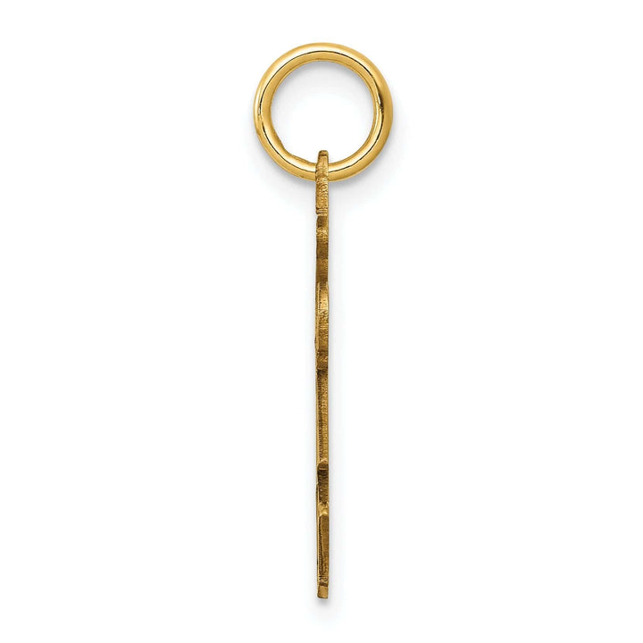 Lovely Rita's Pendants & Charms 14k Yellow Gold Stars Stripes Girl Kiss Charm