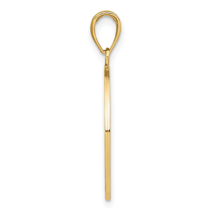 Lovely Rita's Pendants & Charms 14K Yellow Gold Textured Polished Finish Tree of Life in a Large Size Round Beaded Frame Design Charm Pendant