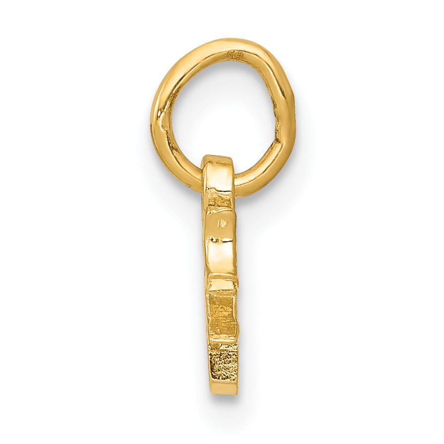 Lovely Rita's Pendants & Charms 14k Yellow Gold Themed Polished Finish Chinese Symbol Good Luck Charm Pendant