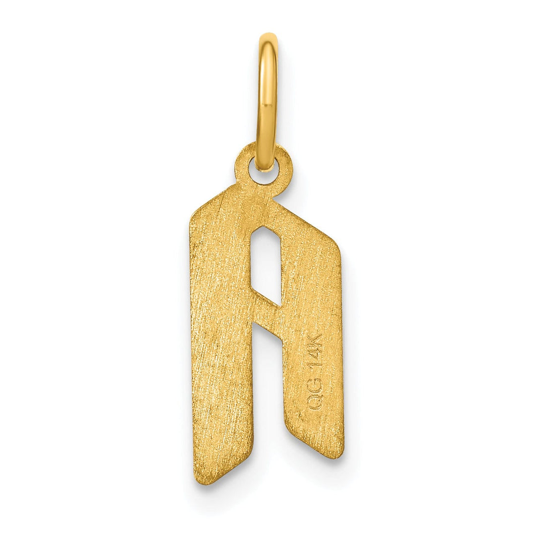 Lovely Rita's Pendants & Charms 14K Yellow Gold Upper Case Letter A Initial Charm Pendant
