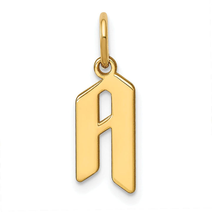 Lovely Rita's Pendants & Charms 14K Yellow Gold Upper Case Letter A Initial Charm Pendant