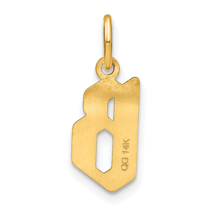 Lovely Rita's Pendants & Charms 14K Yellow Gold Upper Case Letter B Initial Charm Pendant