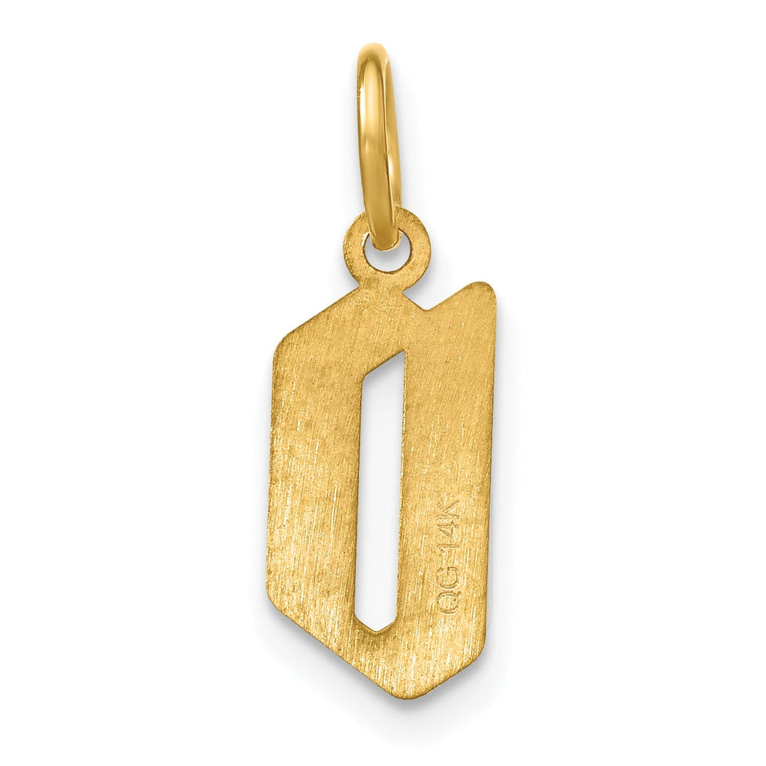 Lovely Rita's Pendants & Charms 14K Yellow Gold Upper Case Letter D Initial Charm Pendant