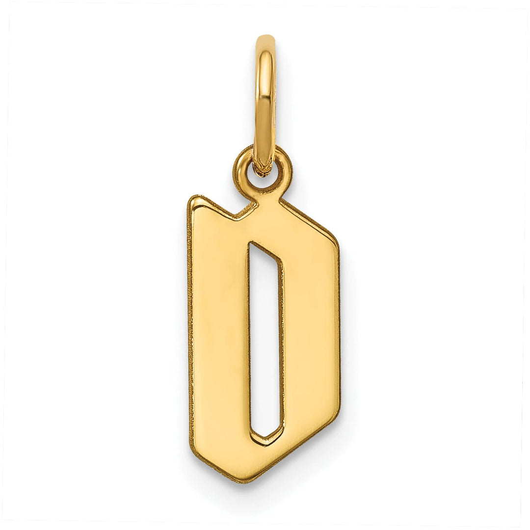 Lovely Rita's Pendants & Charms 14K Yellow Gold Upper Case Letter D Initial Charm Pendant