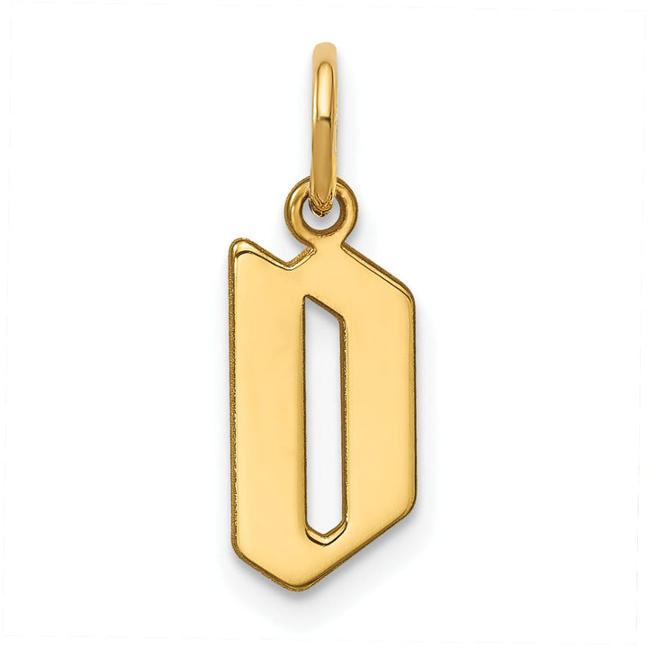 Lovely Rita's Pendants & Charms 14K Yellow Gold Upper Case Letter D Initial Charm Pendant