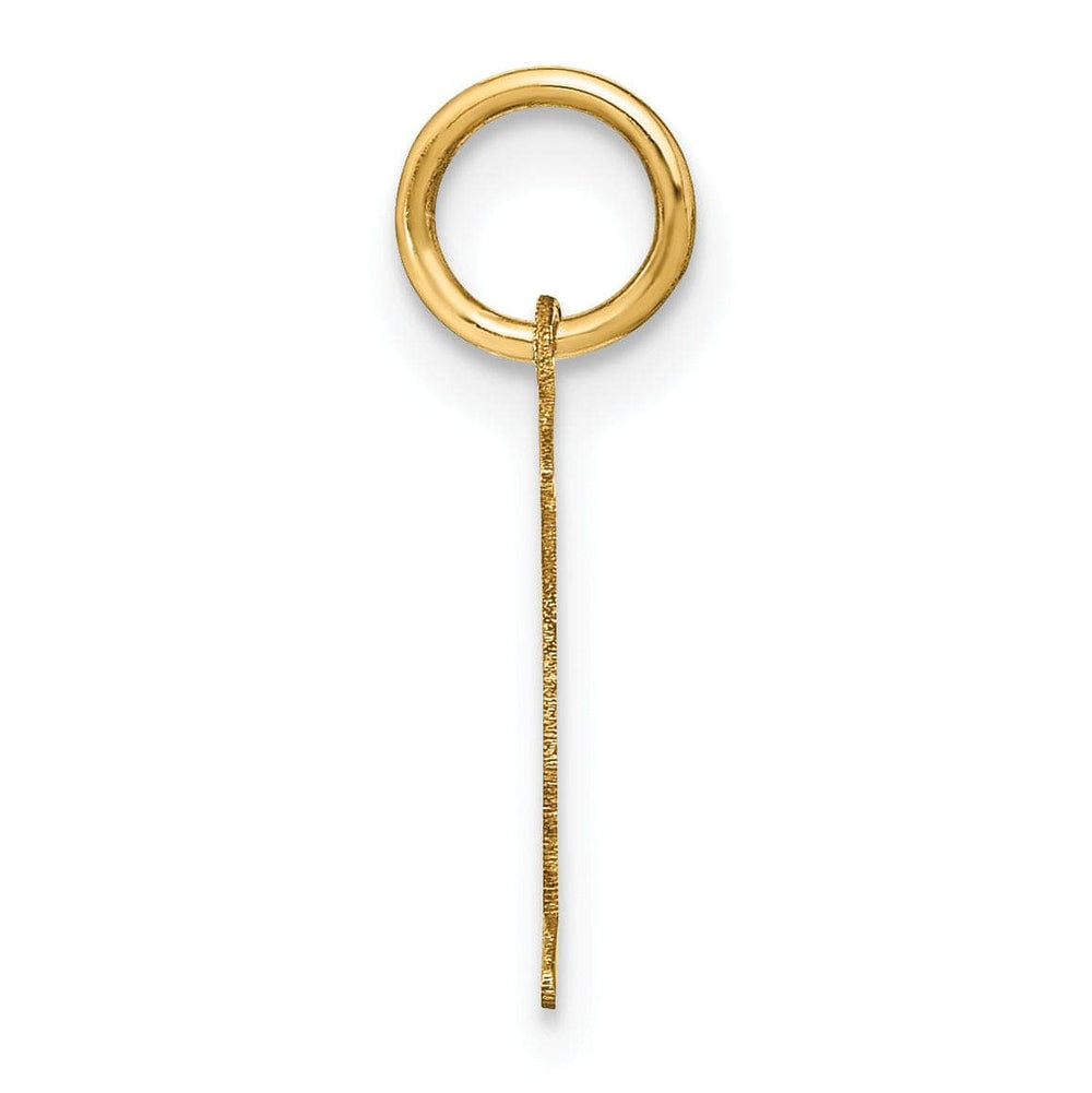 Lovely Rita's Pendants & Charms 14K Yellow Gold Upper Case Letter I Initial Charm Pendant