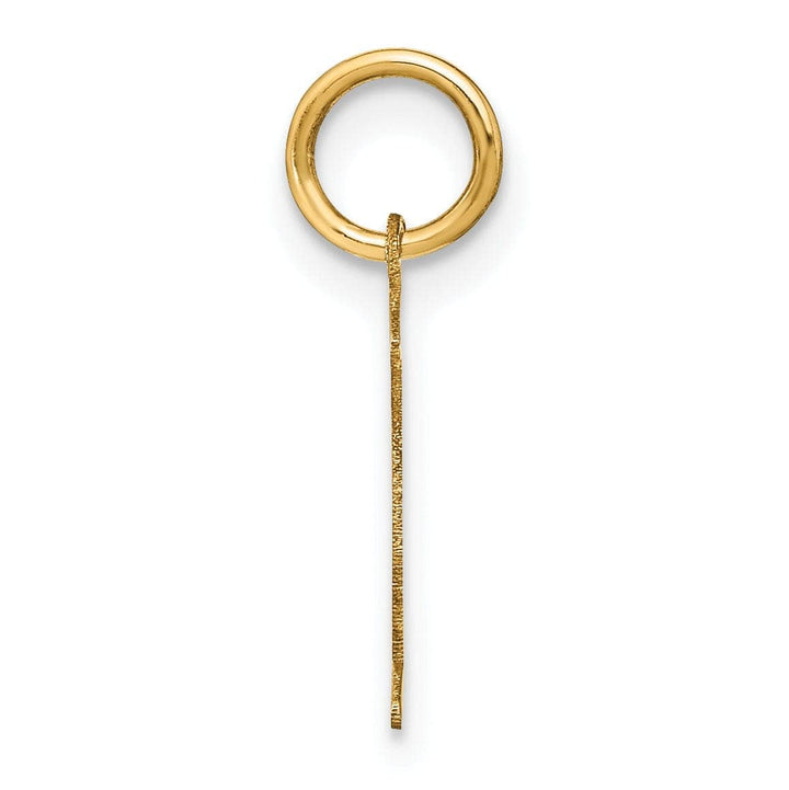 Lovely Rita's Pendants & Charms 14K Yellow Gold Upper Case Letter I Initial Charm Pendant