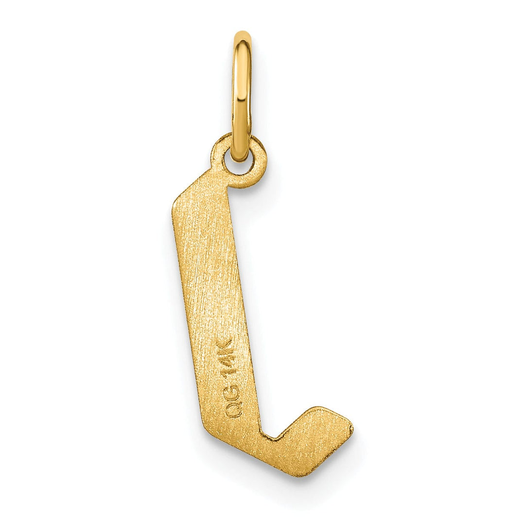 Lovely Rita's Pendants & Charms 14K Yellow Gold Upper Case Letter J Initial Charm Pendant