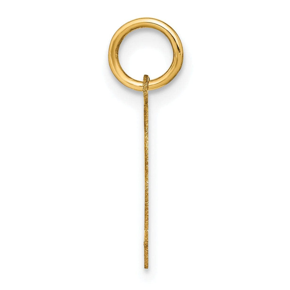 Lovely Rita's Pendants & Charms 14K Yellow Gold Upper Case Letter J Initial Charm Pendant