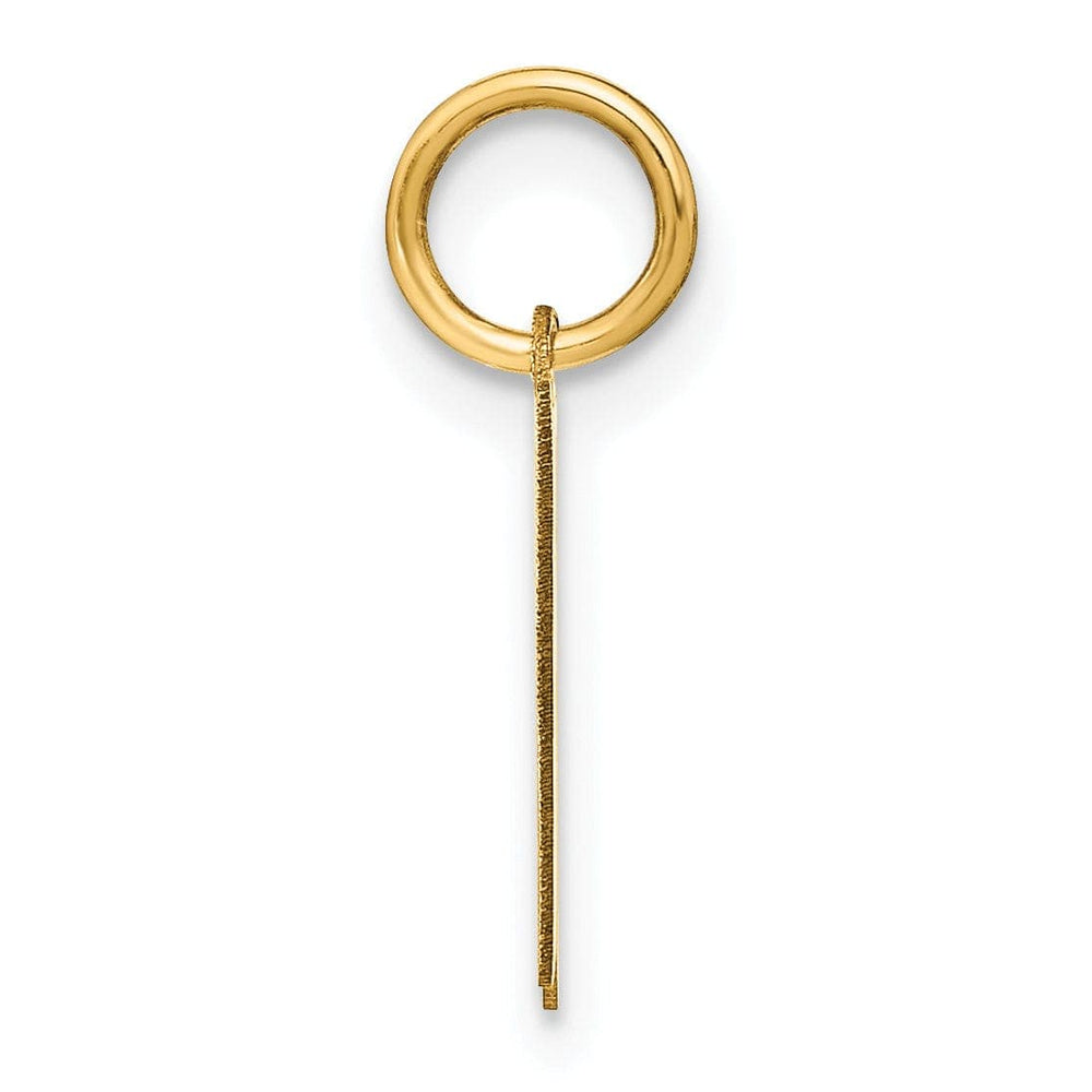 Lovely Rita's Pendants & Charms 14K Yellow Gold Upper Case Letter K Initial Charm Pendant