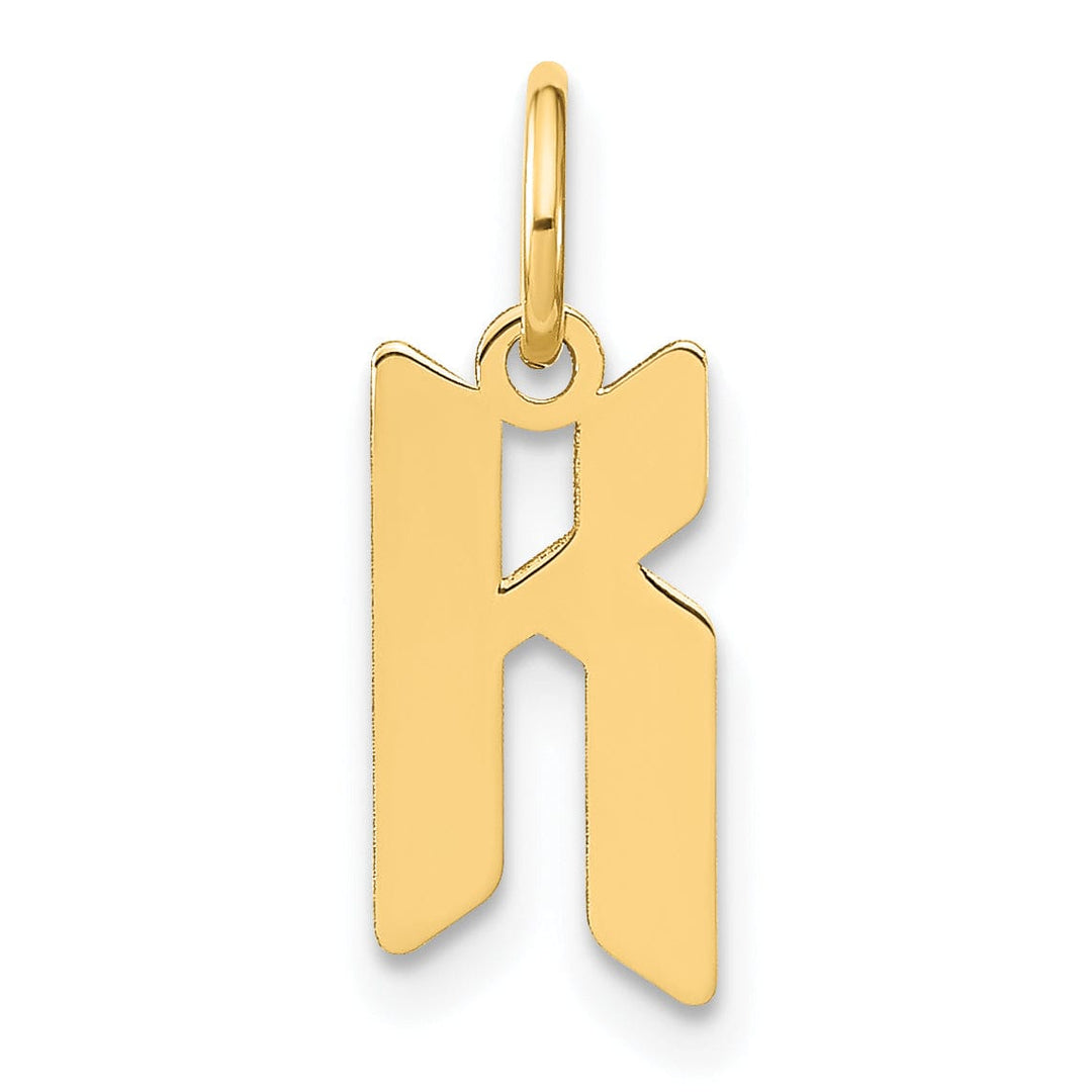 Lovely Rita's Pendants & Charms 14K Yellow Gold Upper Case Letter K Initial Charm Pendant
