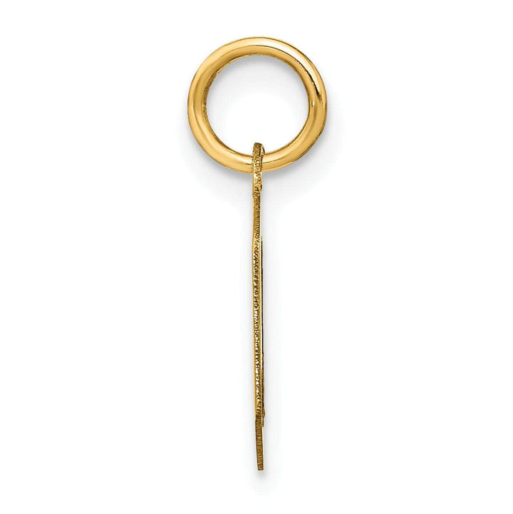 Lovely Rita's Pendants & Charms 14K Yellow Gold Upper Case Letter O Initial Charm Pendant