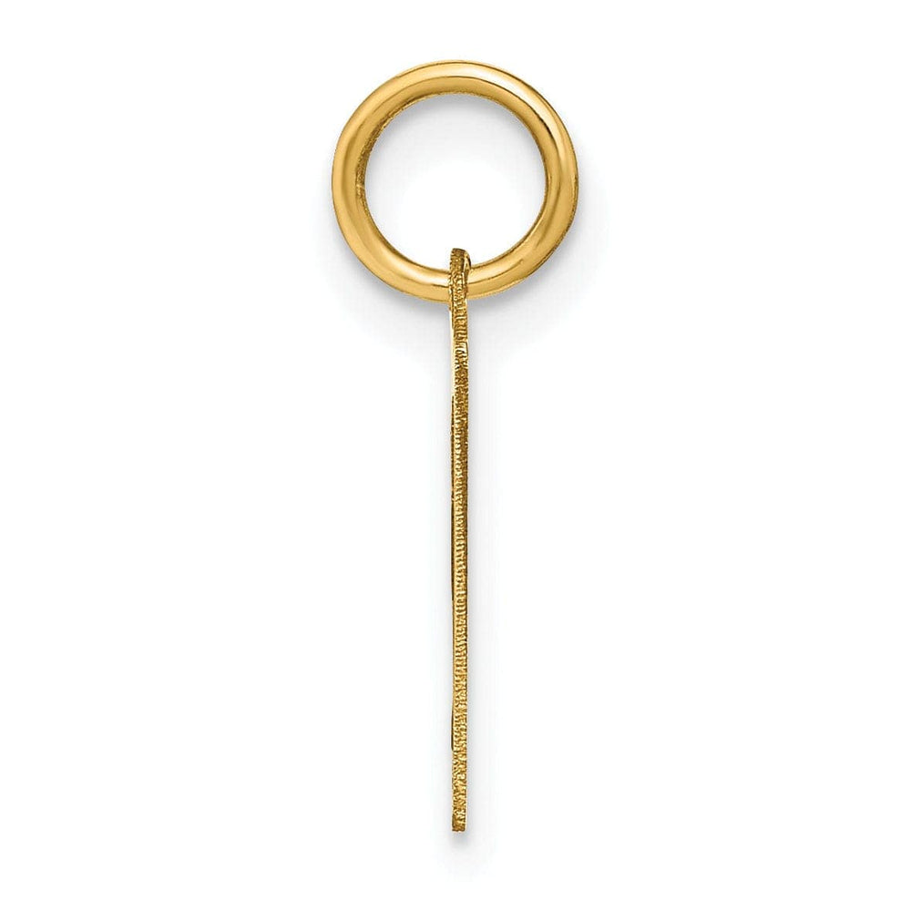 Lovely Rita's Pendants & Charms 14K Yellow Gold Upper Case Letter P Initial Charm Pendant