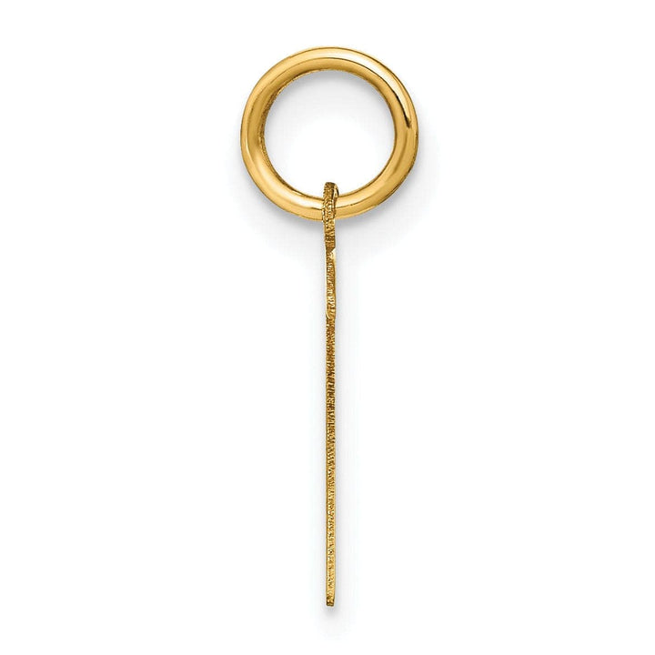 Lovely Rita's Pendants & Charms 14K Yellow Gold Upper Case Letter T Initial Charm Pendant