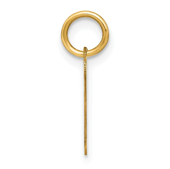 Lovely Rita's Pendants & Charms 14K Yellow Gold Upper Case Letter V Initial Charm Pendant