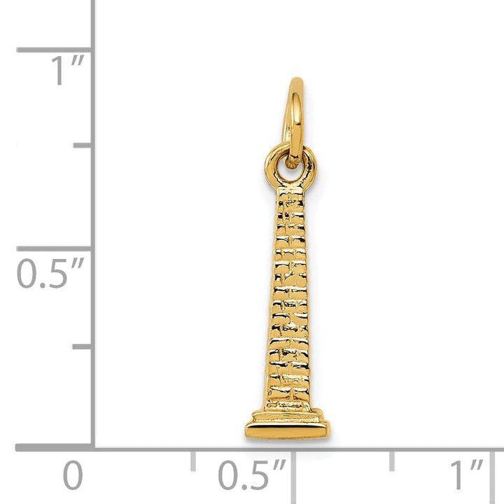 Lovely Rita's Pendants & Charms 14k Yellow Gold Washington Monument Charm