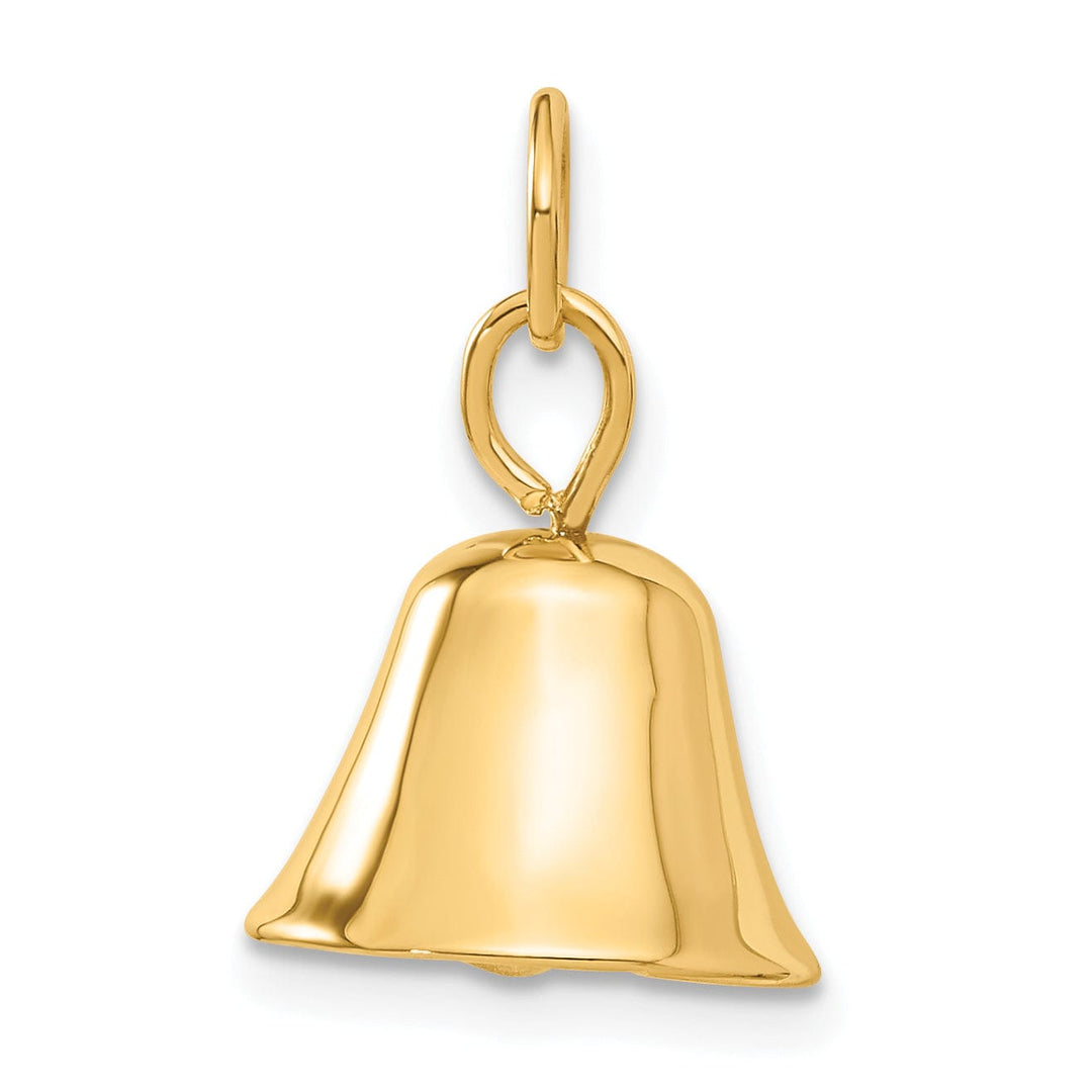 Lovely Rita's Pendants & Charms 14k Yellow Gold Wedding Bell Charm Pendant