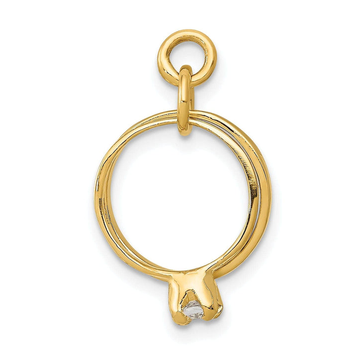 Lovely Rita's Pendants & Charms 14k Yellow Gold Wedding Rings Charm Pendant