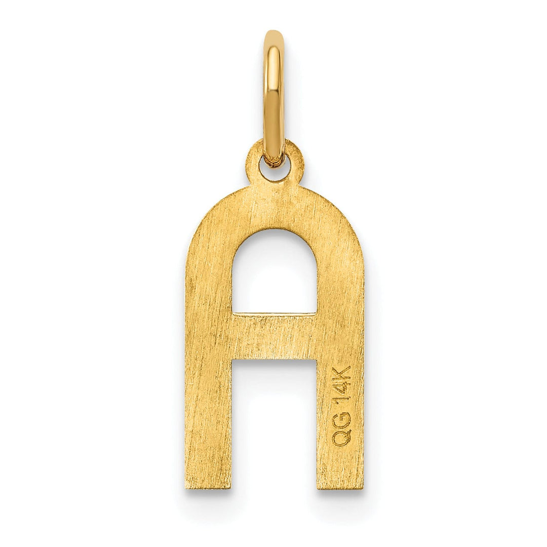 Lovely Rita's Pendants & Charms 14k Yellow Gold Women's Letter A Initial Charm Pendant