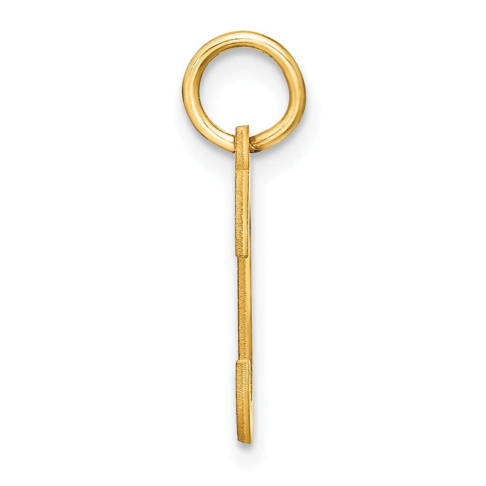 Lovely Rita's Pendants & Charms 14k Yellow Gold Women's Letter C Initial Charm Pendant