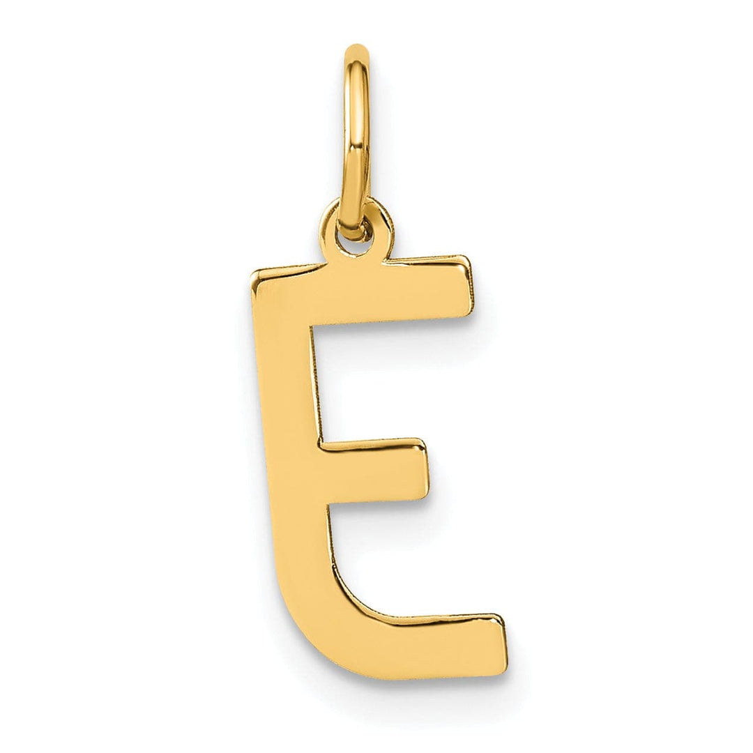 Lovely Rita's Pendants & Charms 14k Yellow Gold Women's Letter E Initial Charm Pendant
